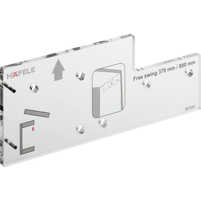 Шаблон Hafele FREE SWING 372.34.050