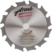 Пильный диск по газобетону, строительному дереву АТАКА 7088810 Пильный диск по газобетону, строительному дереву АТАКА 7088810