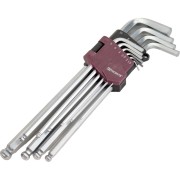 Набор торцевых шестигранных удлиненных ключей THORVIK HKLB10S 53088 Набор торцевых шестигранных удлиненных ключей THORVIK HKLB10S 53088