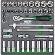 Набор головок и аксессуаров TOPTUL GEC3901