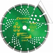 Алмазный диск по твердому граниту Champion Laser Granitek PRO C1613