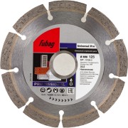 Алмазный отрезной диск для ушм FUBAG Universal Pro 12125-3 Алмазный отрезной диск для ушм FUBAG Universal Pro 12125-3