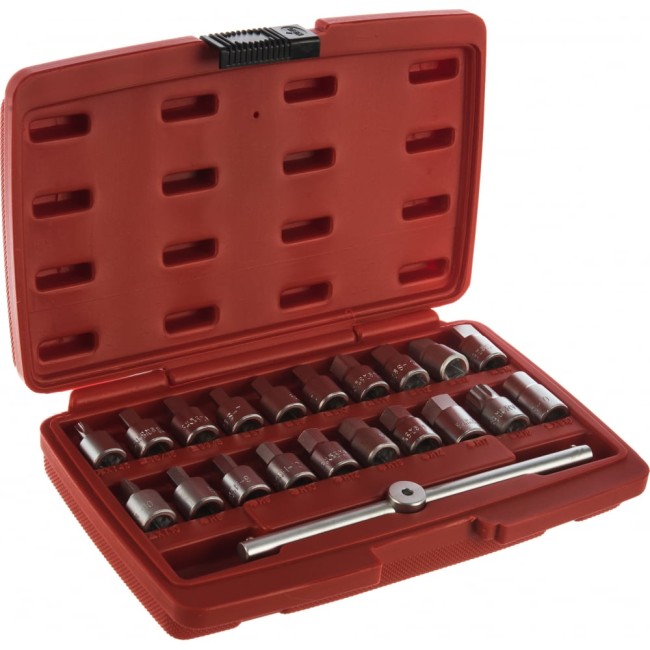 Набор головок для масляных пробок KT TOOLS KA-7805D