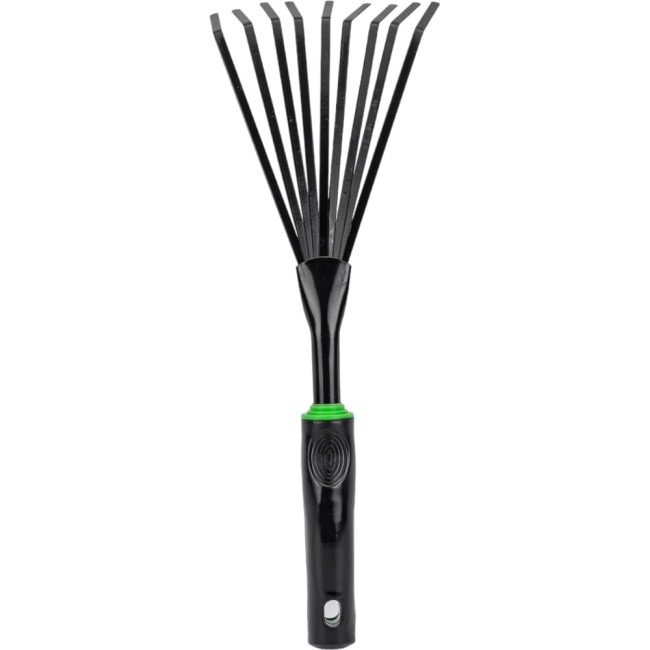 Стальные веерные мини-грабли для листьев, с пластиковой ручкой Gigant GVER-21 Стальные веерные мини-грабли для листьев, с пластиковой ручкой Gigant GVER-21