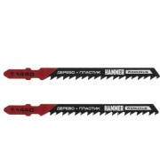 Пилка по дереву для лобзика Hammer Flex 204-108 JG WD-PL T144D 30566 Пилка по дереву для лобзика Hammer Flex 204-108 JG WD-PL T144D 30566