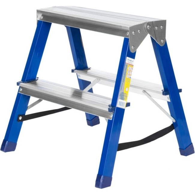 Стальная двухсторонняя стремянка РемоКолор 63-0-122