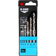 Набор сверл по металлу D.BOR D-TD-338-HSS-PS1-06 Набор сверл по металлу D.BOR D-TD-338-HSS-PS1-06