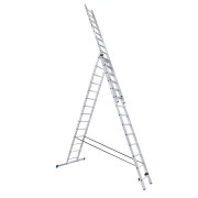 Трехсекционная алюминиевая лестница LadderBel LS314 Трехсекционная алюминиевая лестница LadderBel LS314