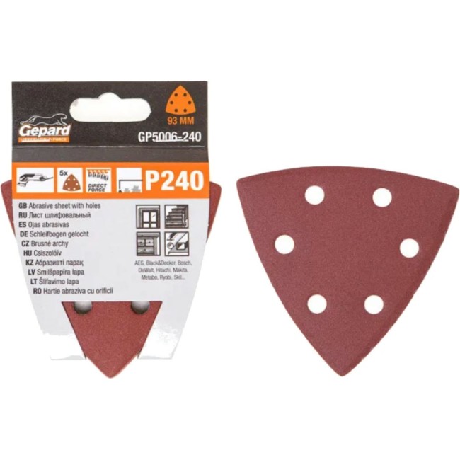 Самосцепляющийся шлифлист Gepard GP5006-180