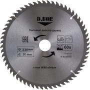 Пильный диск по дереву D.BOR 9K-802306005D Пильный диск по дереву D.BOR 9K-802306005D
