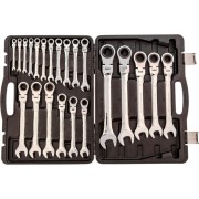 Набор комбинированных трещоточных ключей MATRIX 14800