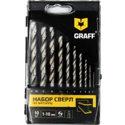 Набор сверл по металлу GRAFF 8101 Набор сверл по металлу GRAFF 8101