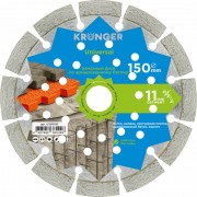 Алмазный сегментный диск по армированному бетону Kronger Universal U200150 Алмазный сегментный диск по армированному бетону Kronger Universal U200150