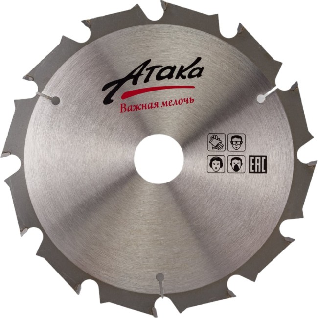 Пильный диск по газобетону, строительному дереву АТАКА 7088900