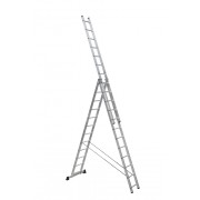 Алюминиевая трехсекционная лестница Scala Sc 3012 Алюминиевая трехсекционная лестница Scala Sc 3012