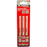 Полотна по дереву для электролобзика MATRIX 78221 Полотна по дереву для электролобзика MATRIX 78221