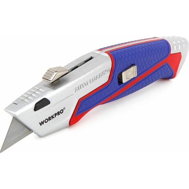 Выдвижной строительный нож WORKPRO WP213012