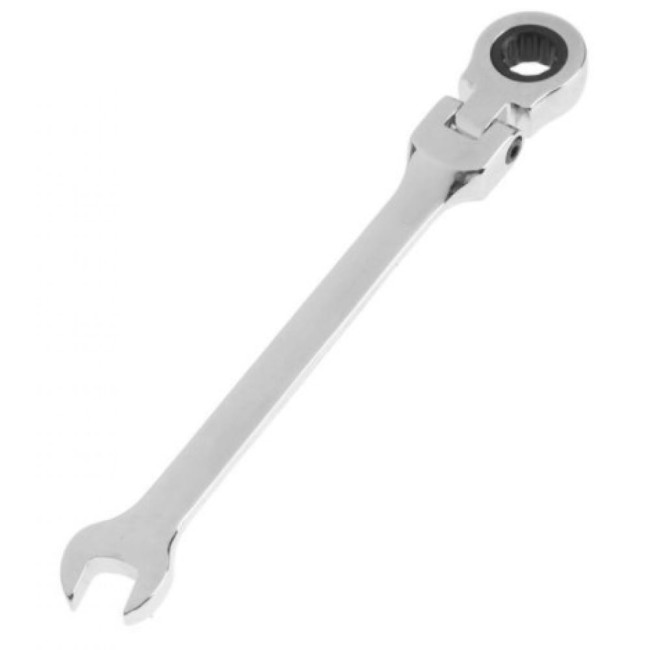 Трещоточный шарнирный комбинированный ключ ТУНДРА 2354166