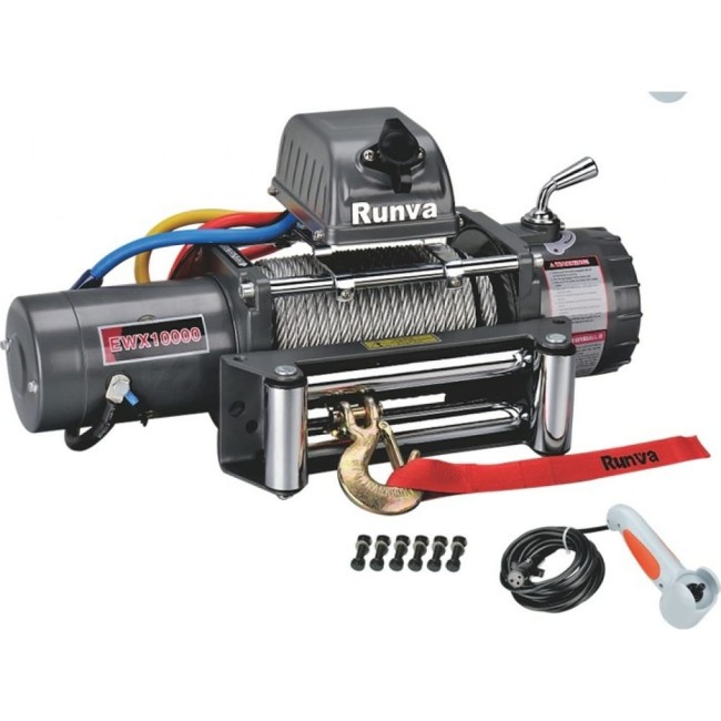 Автомобильная электрическая лебедка Runva EWX10000S
