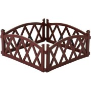 Садовое ограждение МАСТЕРСАД АРК-корич