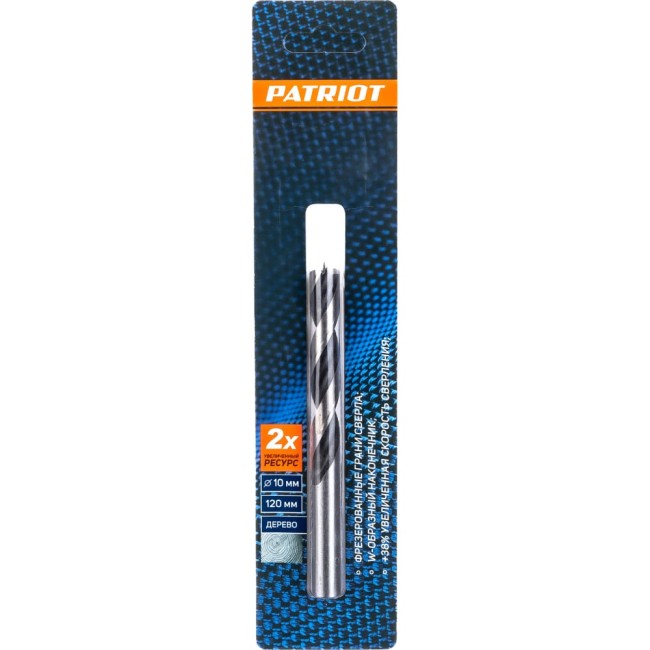 Спиральное сверло по дереву EDGE by PATRIOT 815010077
