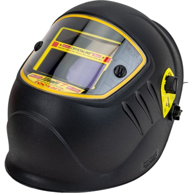 Защитный лицевой щиток сварщика РОСОМЗ НН12 CRYSTALINE ЯМАЛ FavoriT 51245