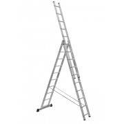 Алюминиевая трехсекционная лестница Scala Sc 3010 Алюминиевая трехсекционная лестница Scala Sc 3010