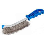 Щетка NORGAU с пластиковой рукояткой, проволока из нерж. стали 087602101 Щетка NORGAU с пластиковой рукояткой, проволока из нерж. стали 087602101