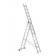 Алюминиевая трехсекционная лестница Scala Sc 3009 Алюминиевая трехсекционная лестница Scala Sc 3009
