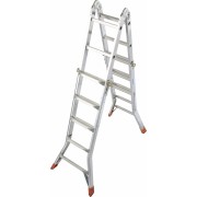 Шарнирная телескопическая стремянка Krause TELEMATIC 129963