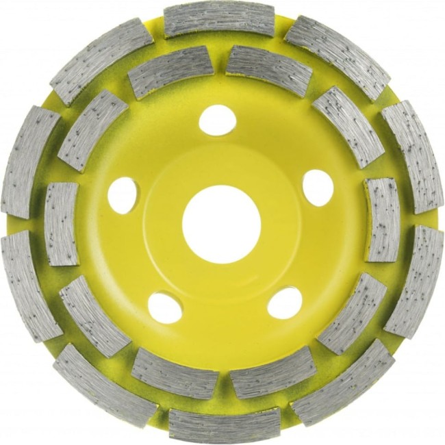 Сегментная двухрядная алмазная чашка по бетону Diamond Industrial DIDCH125S