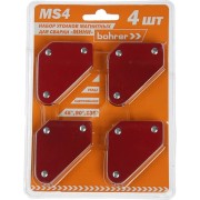 Набор уголков магнитных для сварки Bohrer МИНИ MS4 71450410 Набор уголков магнитных для сварки Bohrer МИНИ MS4 71450410