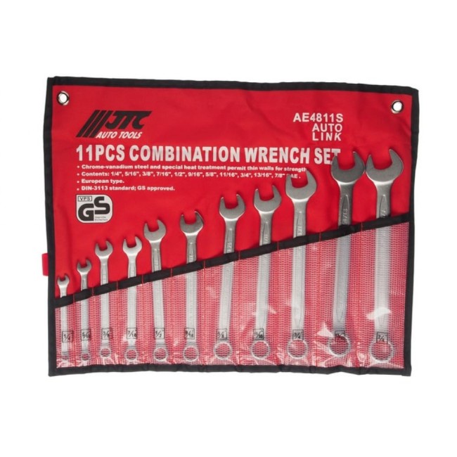 Набор комбинированных ключей JTC AE4811S