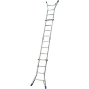 Шарнирная телескопическая стремянка Krause STABILO 133953