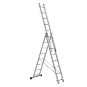 Алюминиевая трехсекционная лестница Scala Sc 3008 Алюминиевая трехсекционная лестница Scala Sc 3008