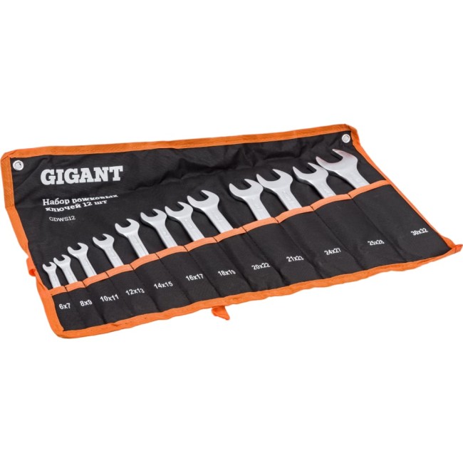 Набор рожковых ключей Gigant GDW12