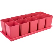 Набор горшков для рассады ПЕЛИКАН 0330 Французская роза