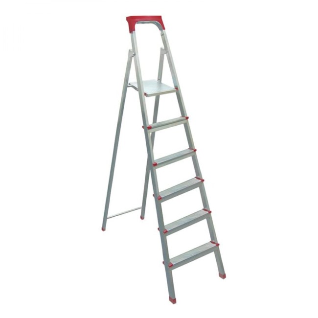 Шестиступенчатая стальная стремянка Biber 98106 тов-049512