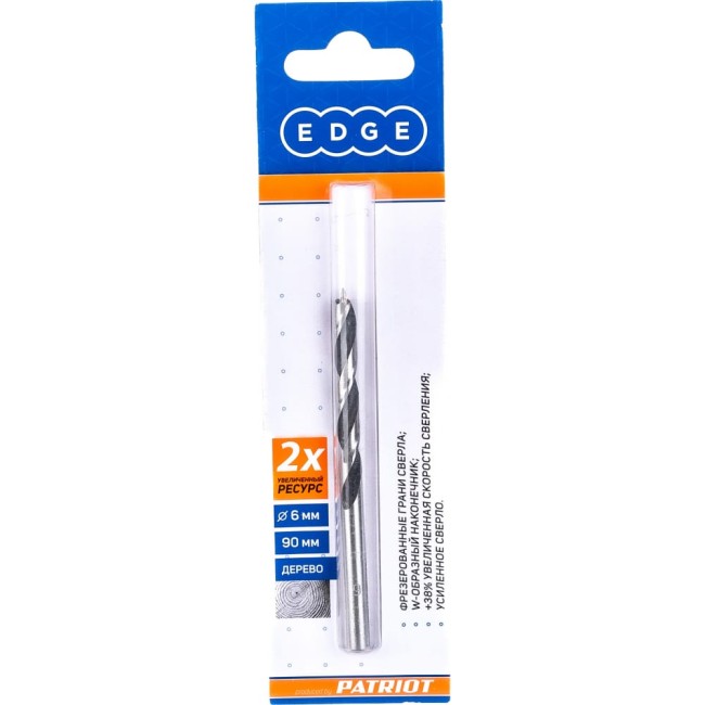 Спиральное сверло по дереву EDGE by PATRIOT 815010073