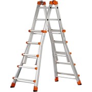 Шарнирная телескопическая лестница-стремянка Gierre PEPPina Gigante, AL040