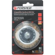 Чашеобразная латунная кордщетка для дрели Forsage F-BCR002 19926