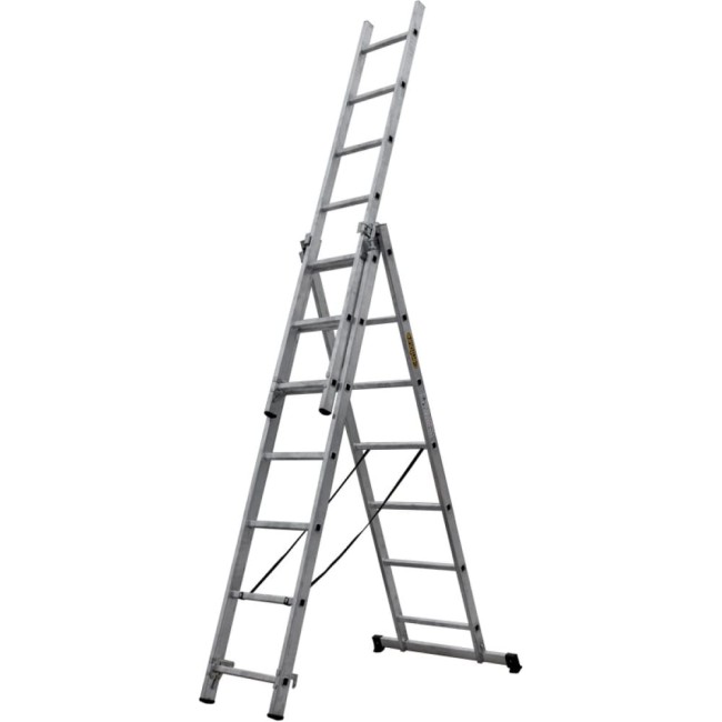 Трехсекционная раскладная лестница НАШ 111307