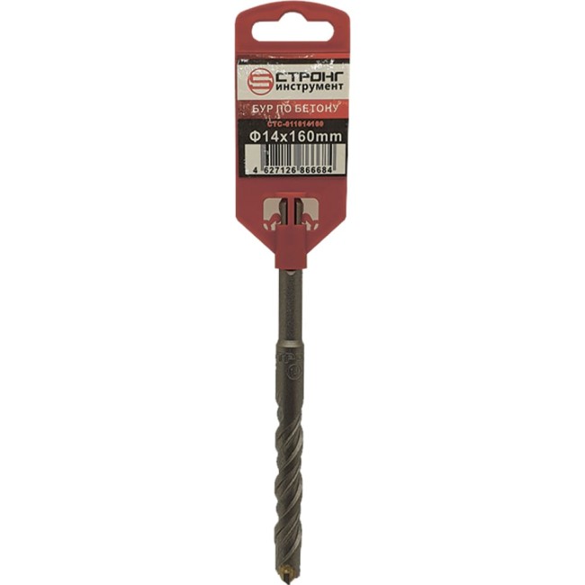 Бур sds-plus по бетону для перфоратора Strong СTC-011014160