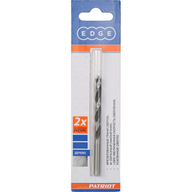 Спиральное сверло по дереву EDGE by PATRIOT 815010079