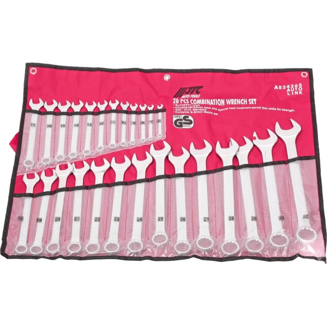 Набор комбинированных ключей JTC AE2426S