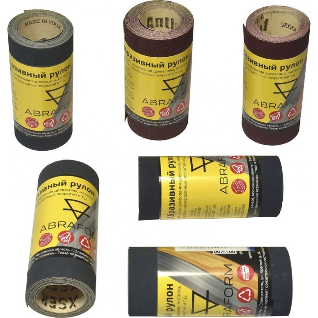 Набор абразивных рулонов ABRAFORM DIY classic R6 AF-DIY-R6