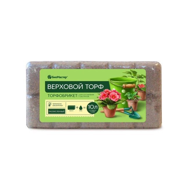 Раскисленный верховой торф БиоМастер УП000010027