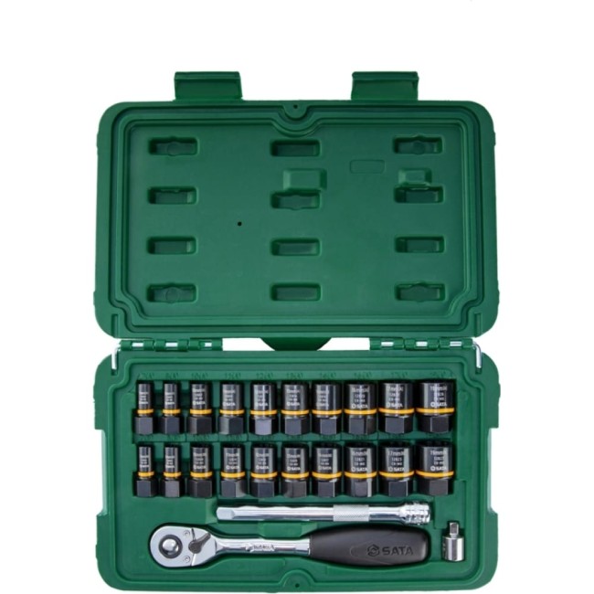 Противоскользящие головки торцевые Sata 9138