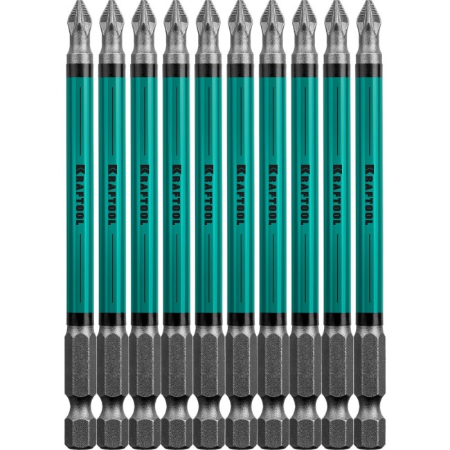 Профессиональные биты для шуруповерта KRAFTOOL 26124-2-100-10