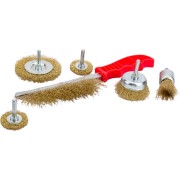 Набор дисковых кордщеток для дрели Rockforce RF-BWS601(29094)